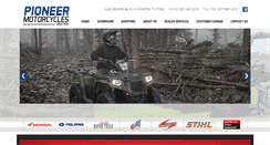 Desktop Screenshot of pioneermotorcycles.com